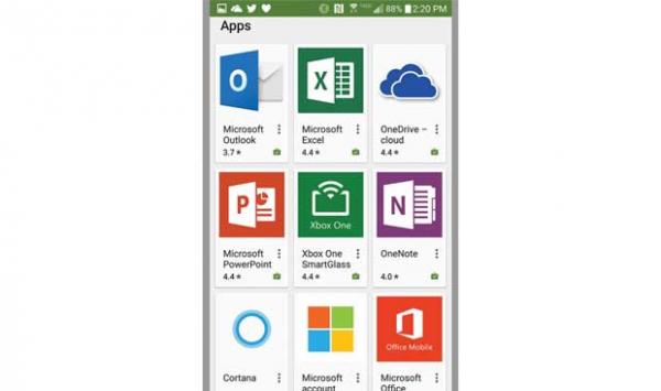 Combine Microsoft Apps For Android Phones