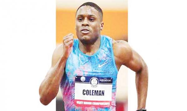 Athlete Christian Coleman