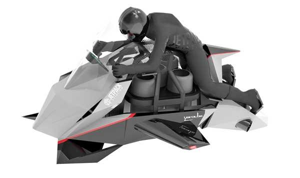 The Worlds First Flying Motorcycle Speeder