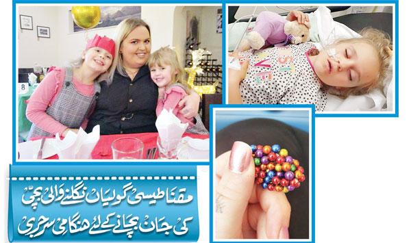 Emergency Surgery To Save The Life Of A Girl Who Swallowed Magnetic Pills