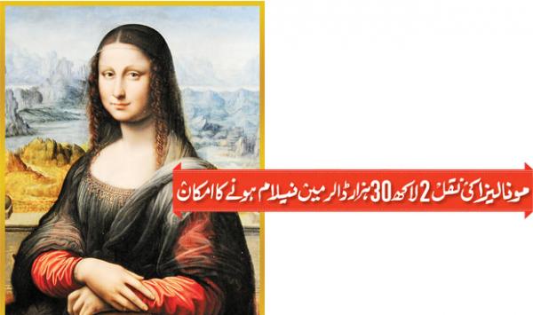 A Copy Of The Mona Lisa Is Expected To Fetch 230000