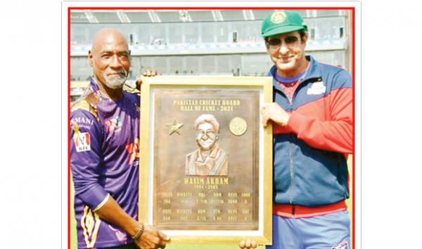 Wasim Akram Joins Pcb Hall Of Fame