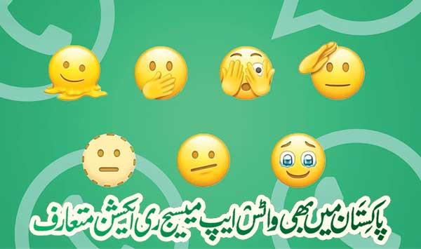 Whatsapp Message Reaction Also Introduced In Pakistan
