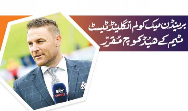Brendon Mccullum Appointed England Test Head Coach