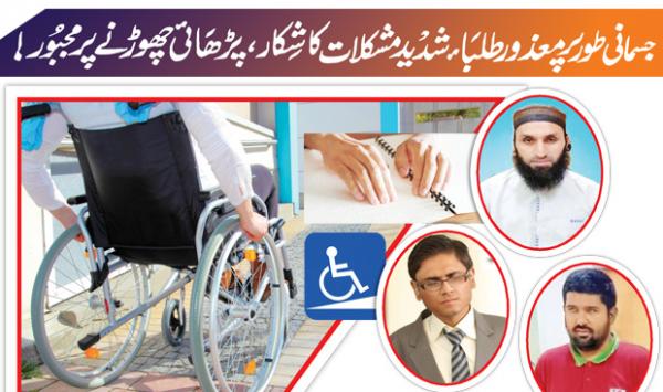Physically Handicapped Students Suffer Severe Hardships Forced To Drop Out Of School