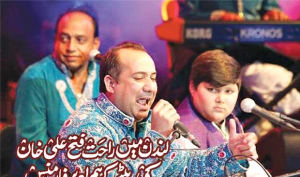 Rahat Fateh Ali Khan Performing With His Son In London
