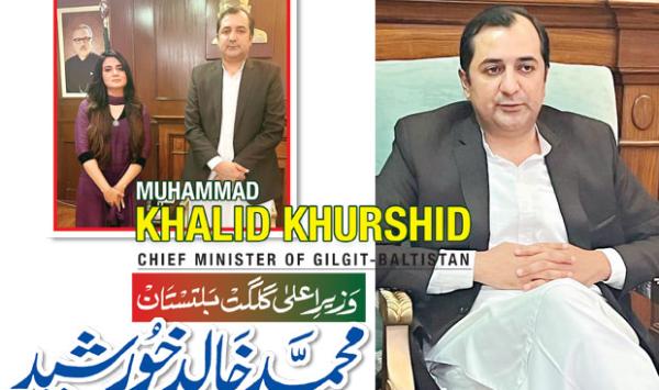 Chief Minister Gilgit Baltistan Muhammad Khalid Khurshid