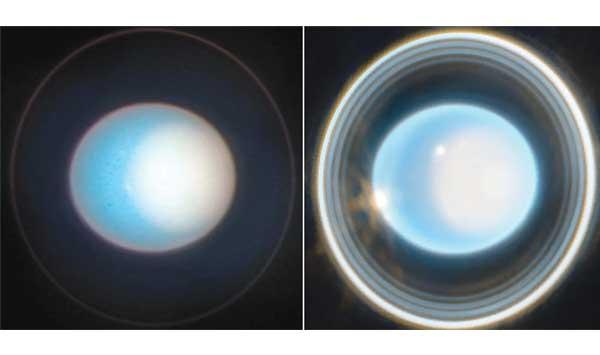New Images Of Uranus The Seventh Planet Of The Solar System