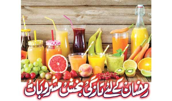 Refreshing Drinks For Ramadan