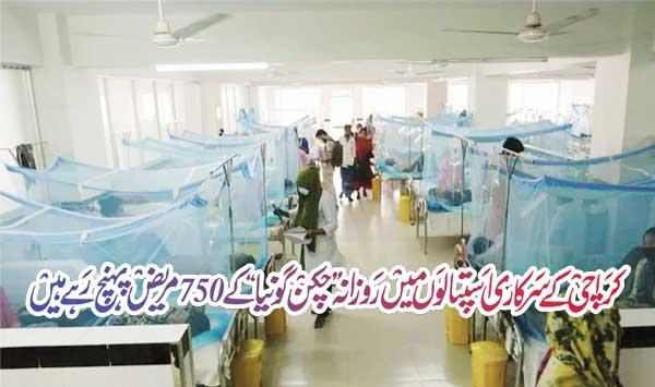750 Patients Of Chicken Gunia Are Arriving In Government Hospitals Of Karachi Every Day