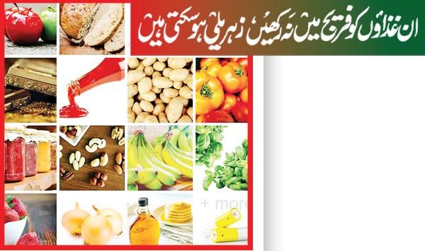 Do Not Refrigerate These Foods They May Be Poisonous